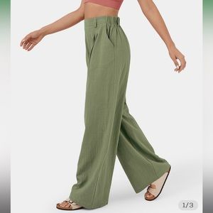 Wide Leg High Waist Pants